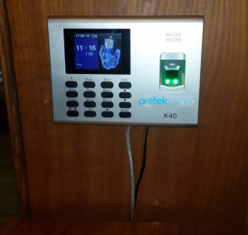 K40-ID Parmak İzi Okuyucu Montaj Görüntüleri